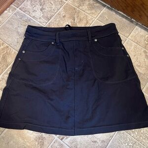 Athleta Black Mini Skirt